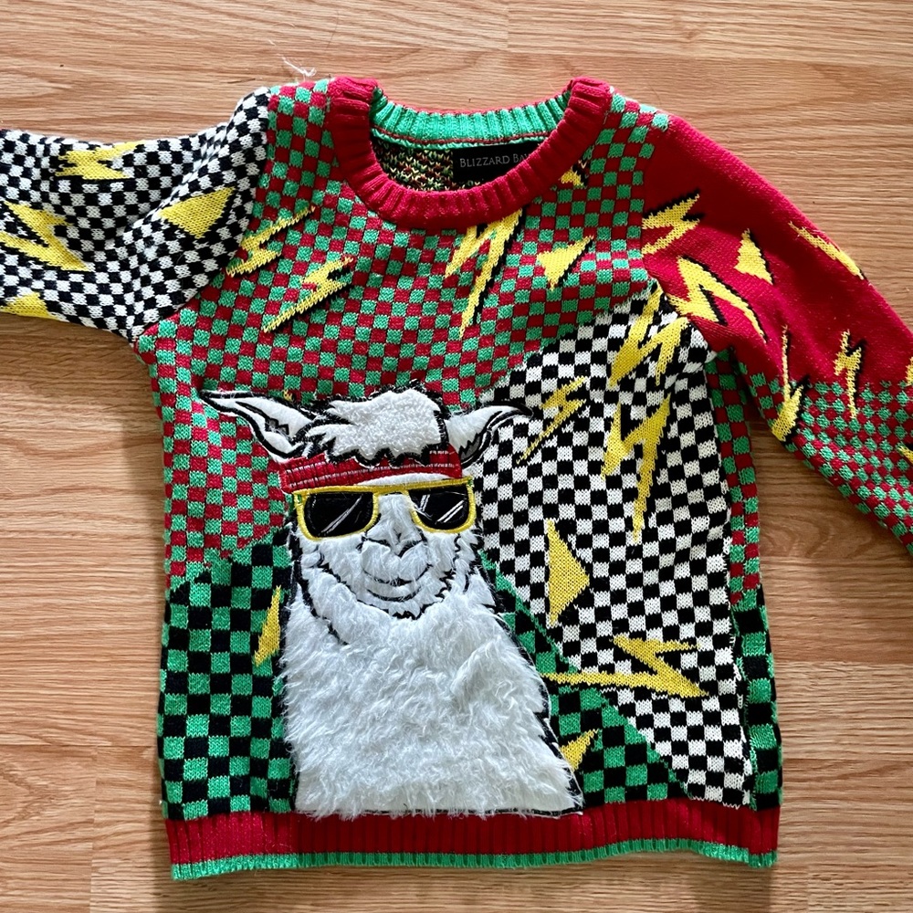 Kids Christmas sweater size 6-7yo